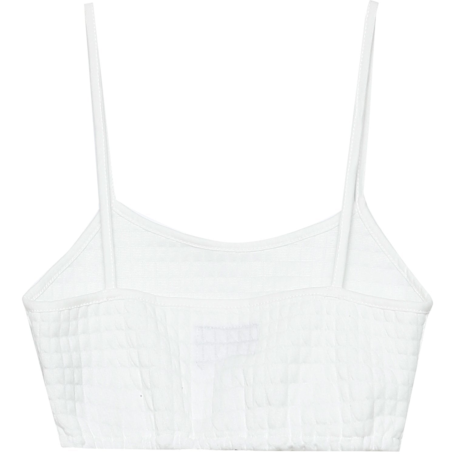 Sixth June - Brassière bretelles gaufré blanc