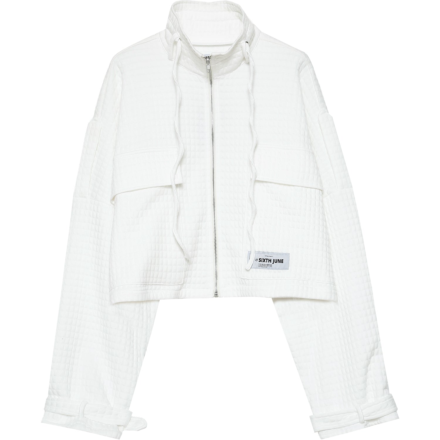 Sixth June - Veste gaufrée oversize blanc