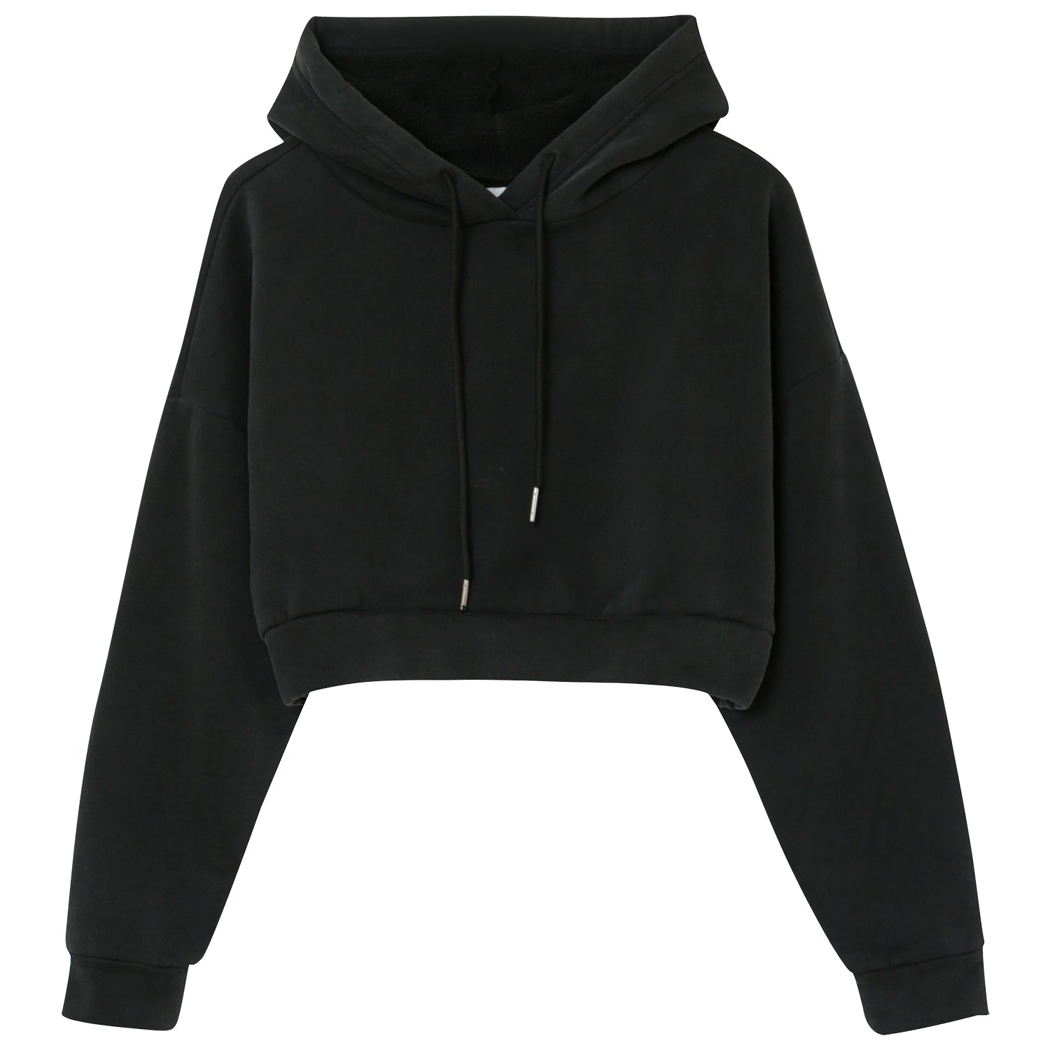 Sixth June - Sweat capuche court logo Noir