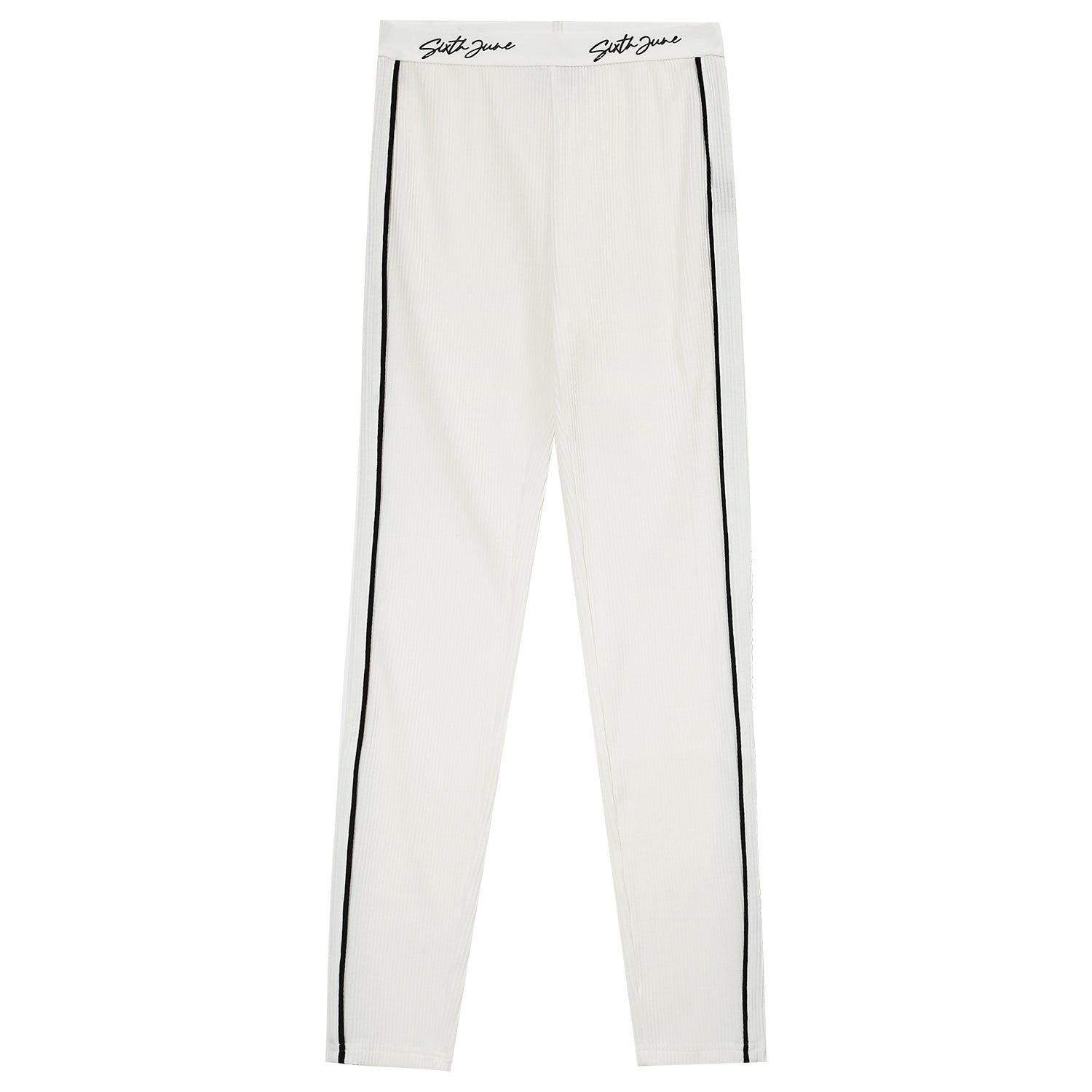 Sixth June - Legging signature côtelé Blanc
