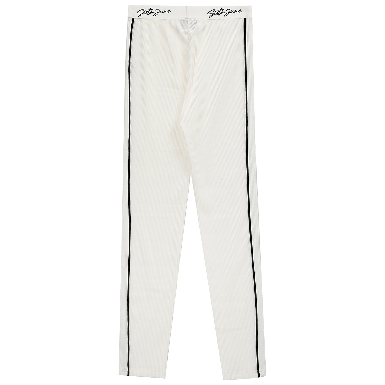Sixth June - Legging signature côtelé Blanc
