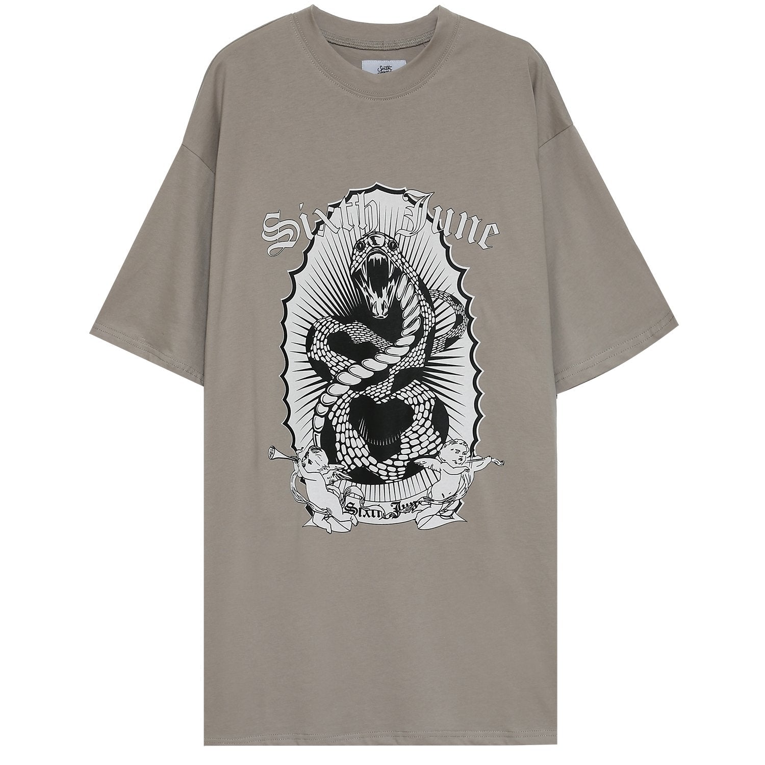Sixth June - Robe t-shirt Snake Gris