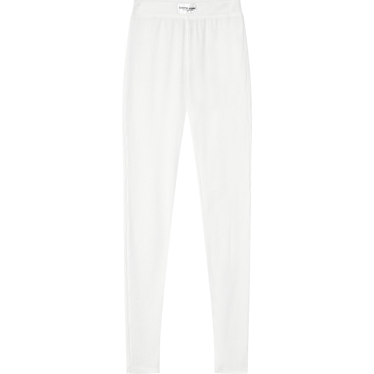 Sixth June - Legging côtelé Blanc cassé