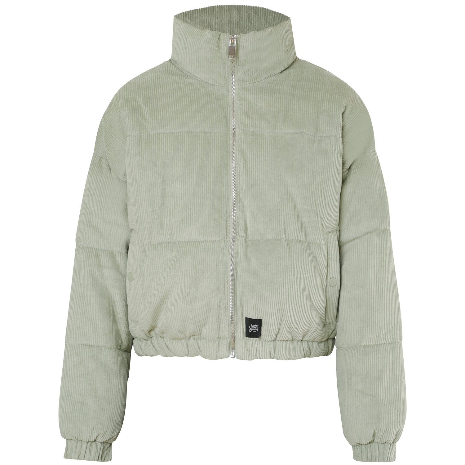 Sixth June - Doudoune courte velours Vert clair