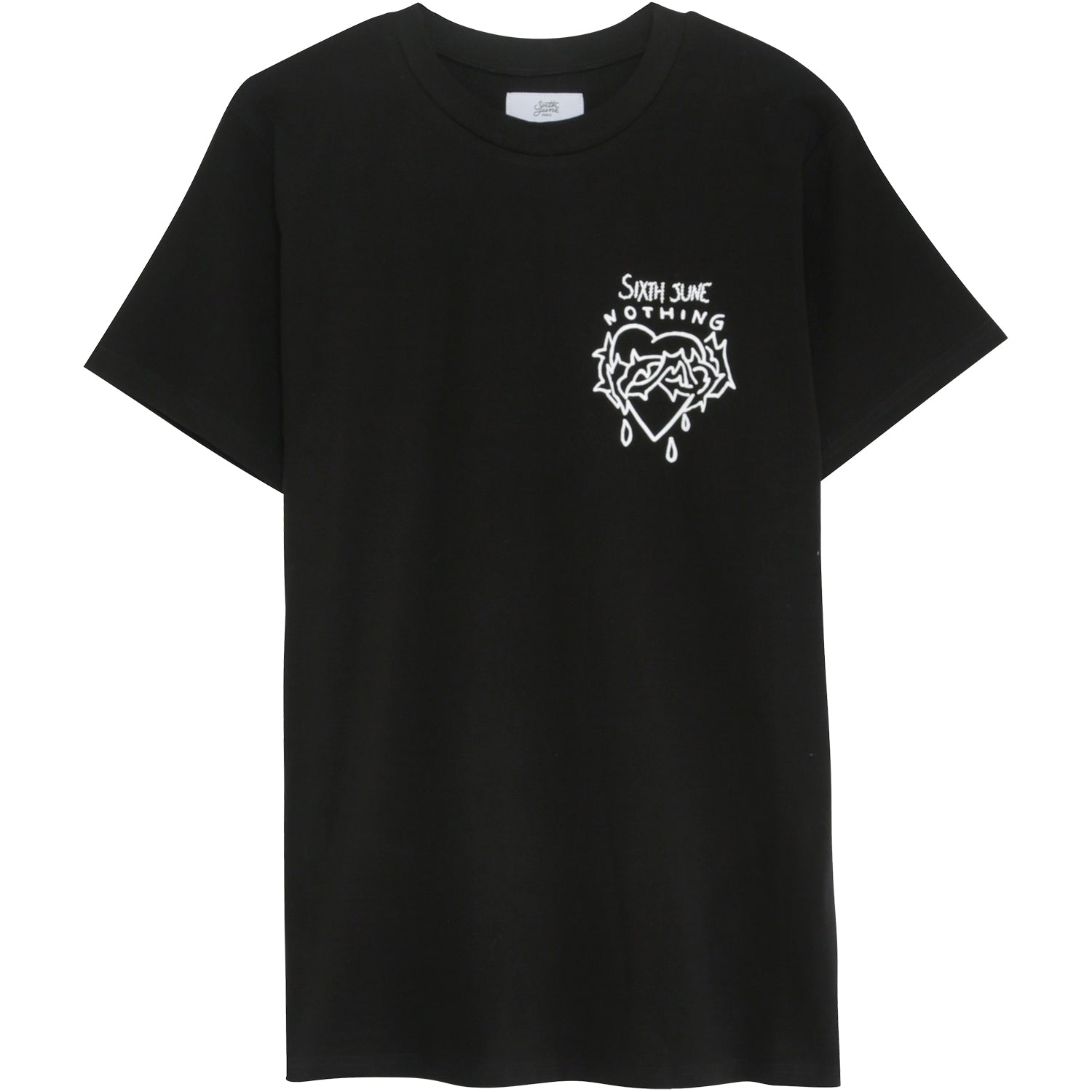 Sixth June - T-shirt NOTHING Noir