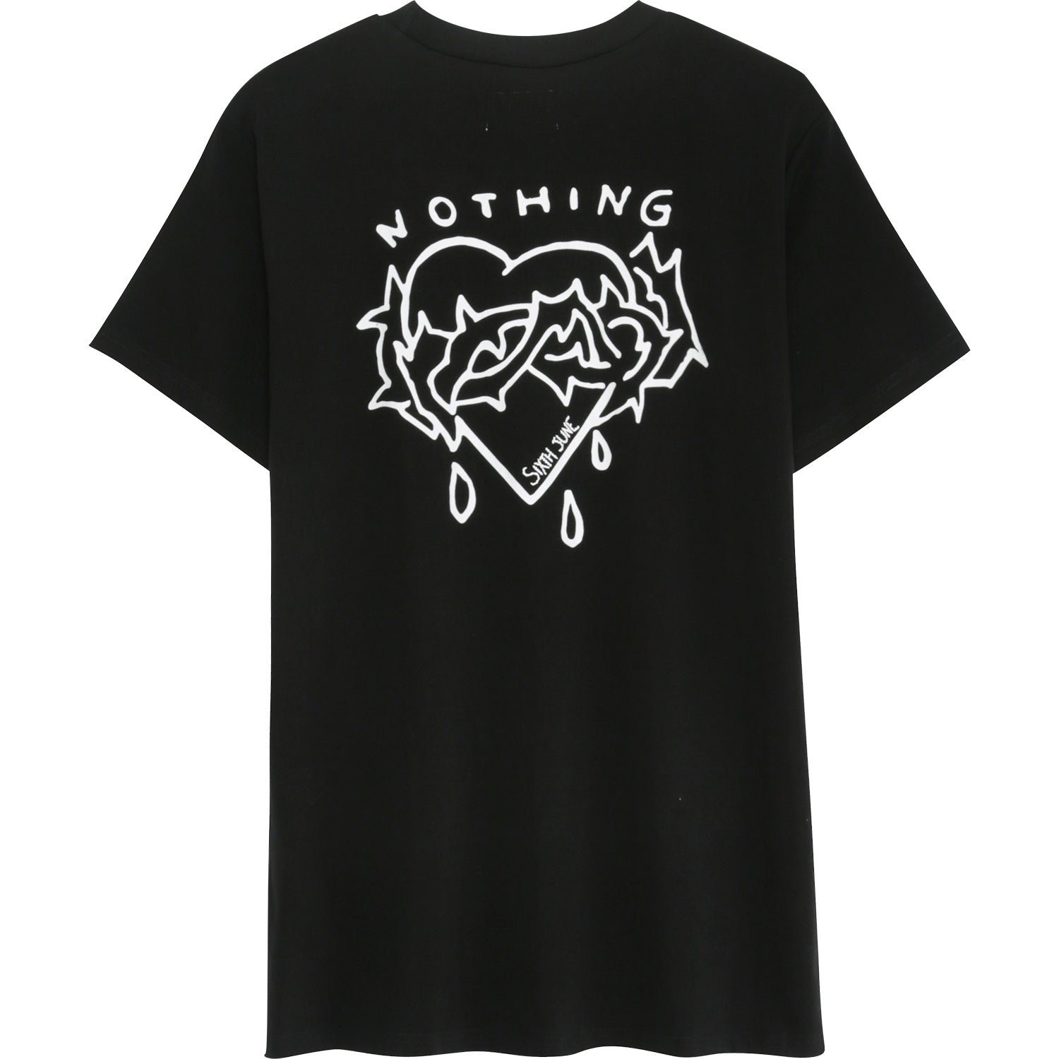 Sixth June - T-shirt NOTHING Noir