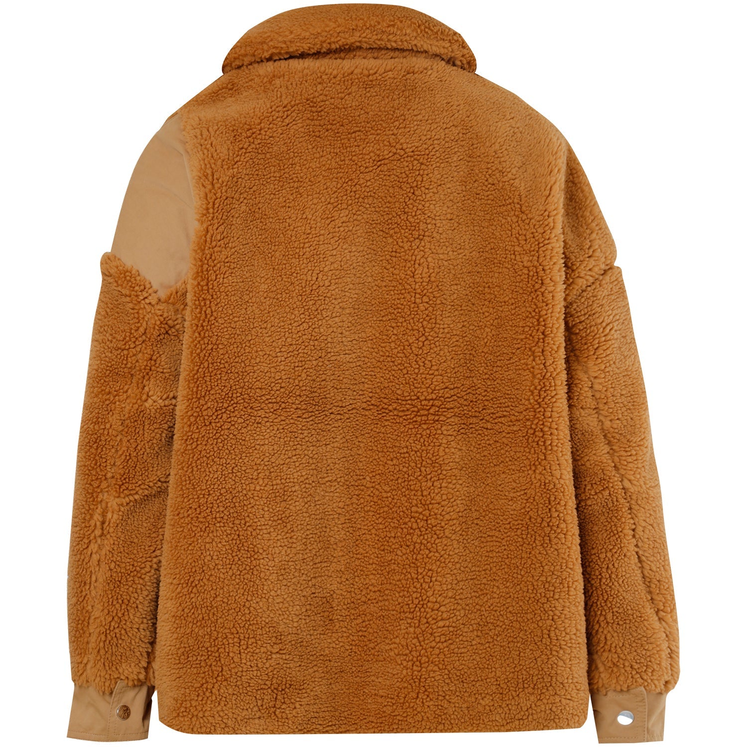 Sixth June - Veste sherpa bi matière Marron