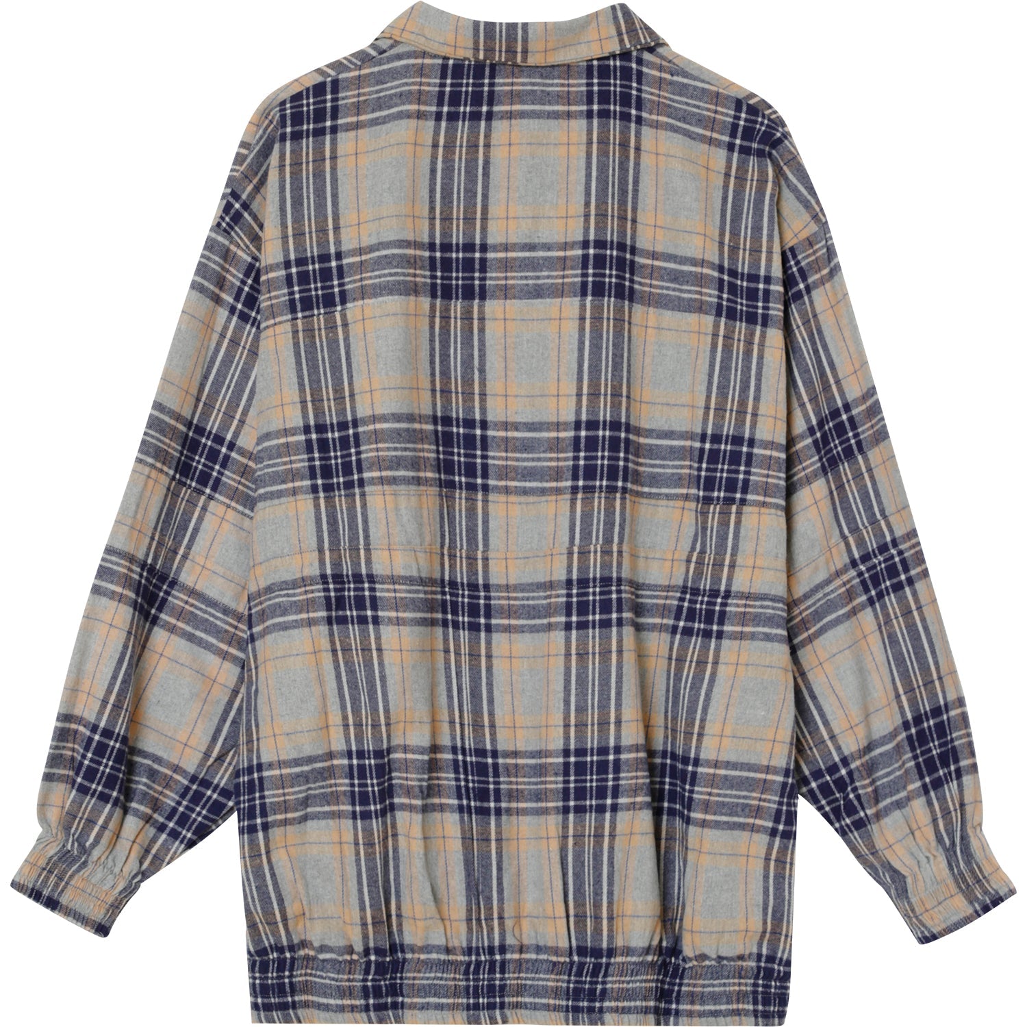 Sixth June - Veste large tartan Beige