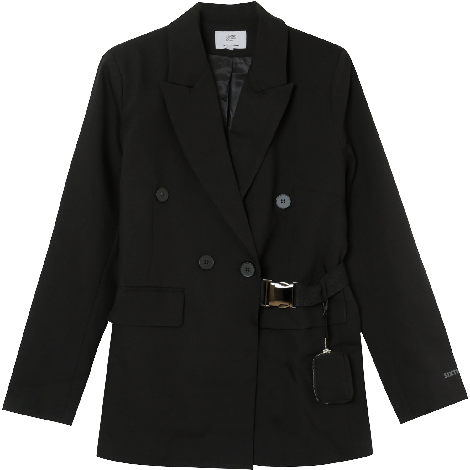 Sixth June - Veste blazer petit sac Noir