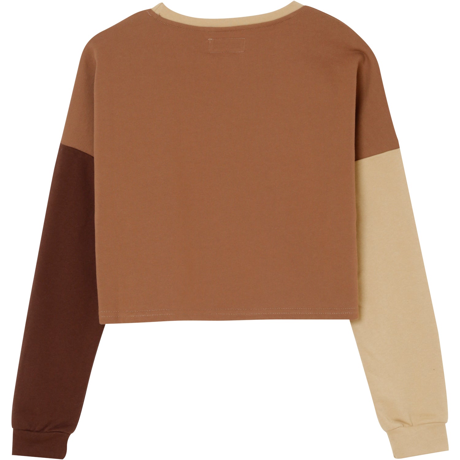 Sixth June - Sweat court tricolore Marron