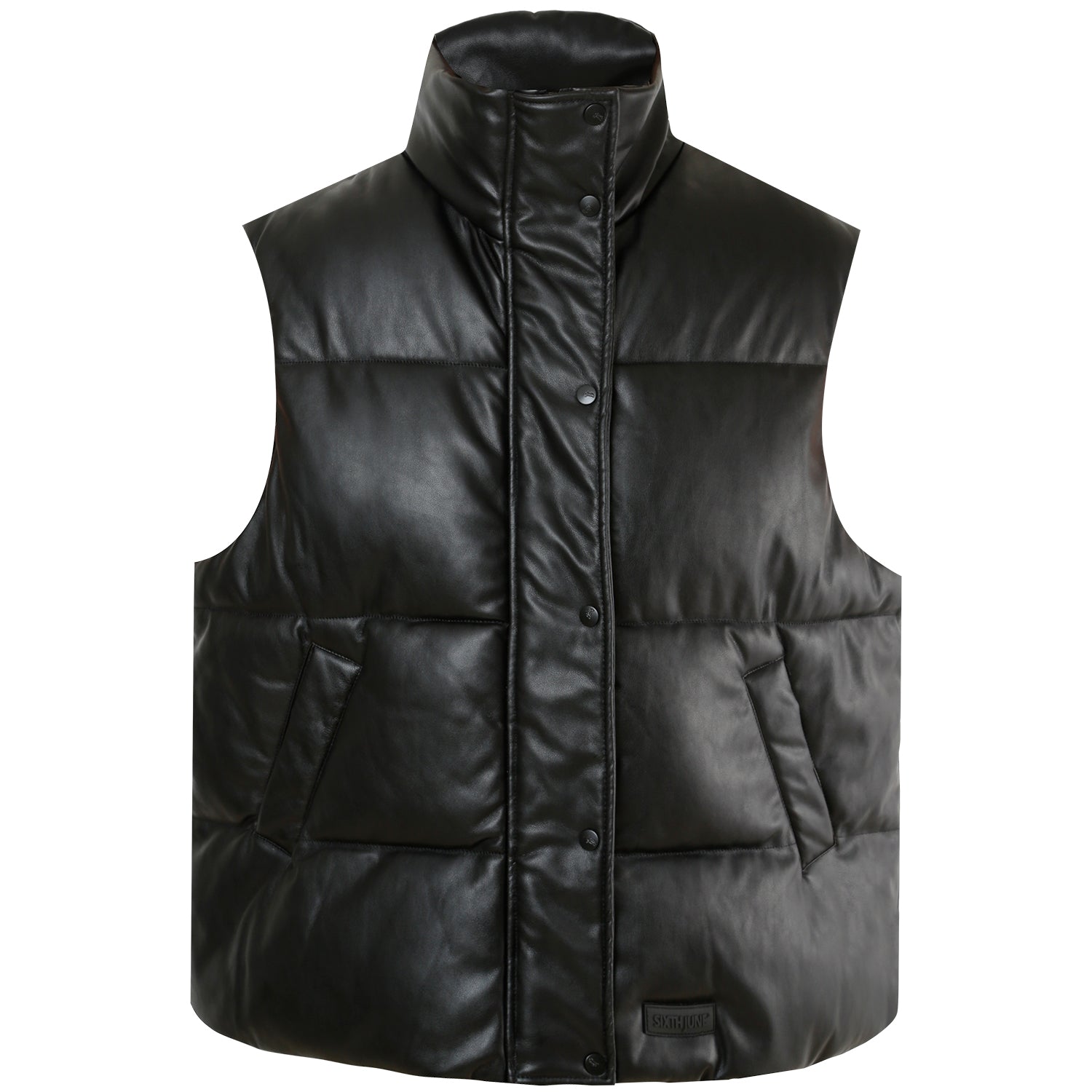 Sixth June - Veste simili cuir sans manches Noir