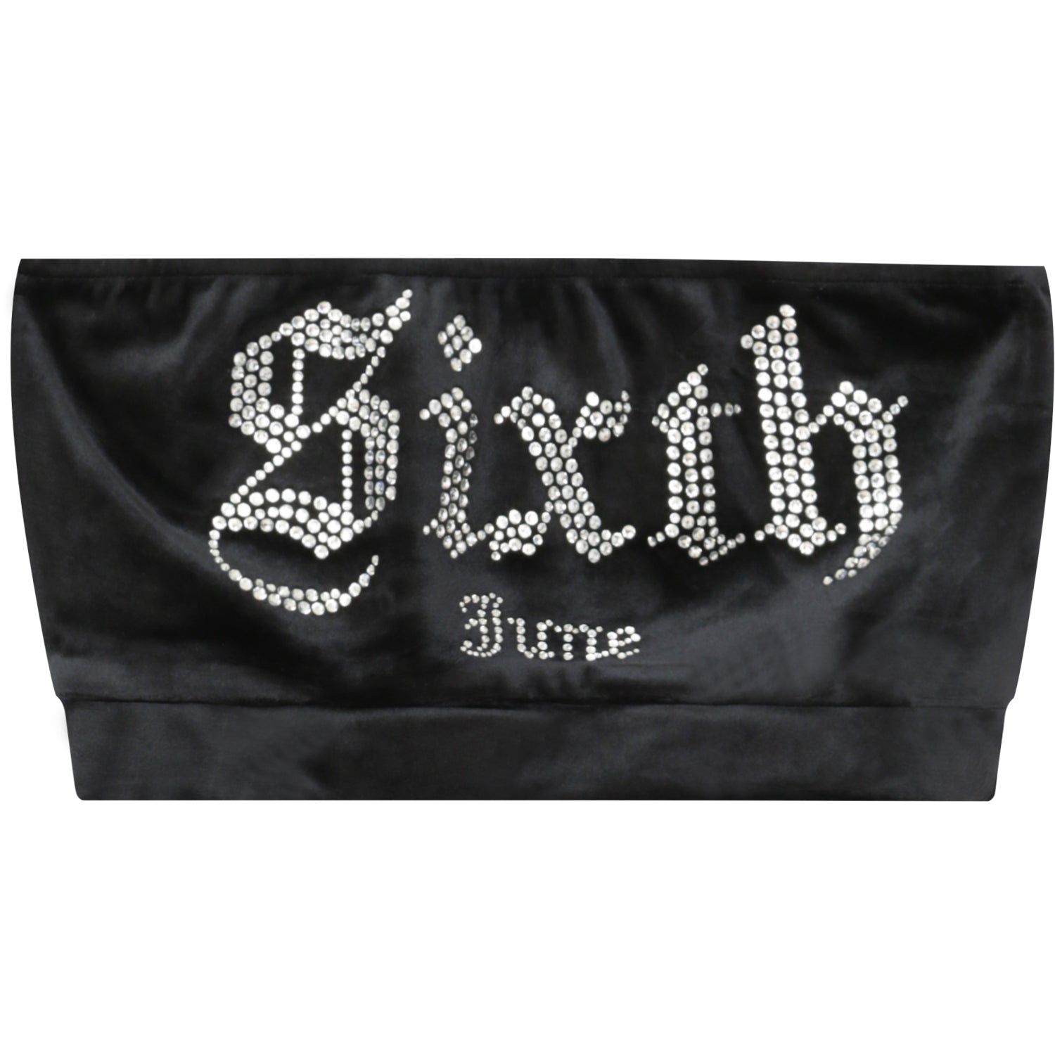 Sixth June - Bandeau velours strass Noir