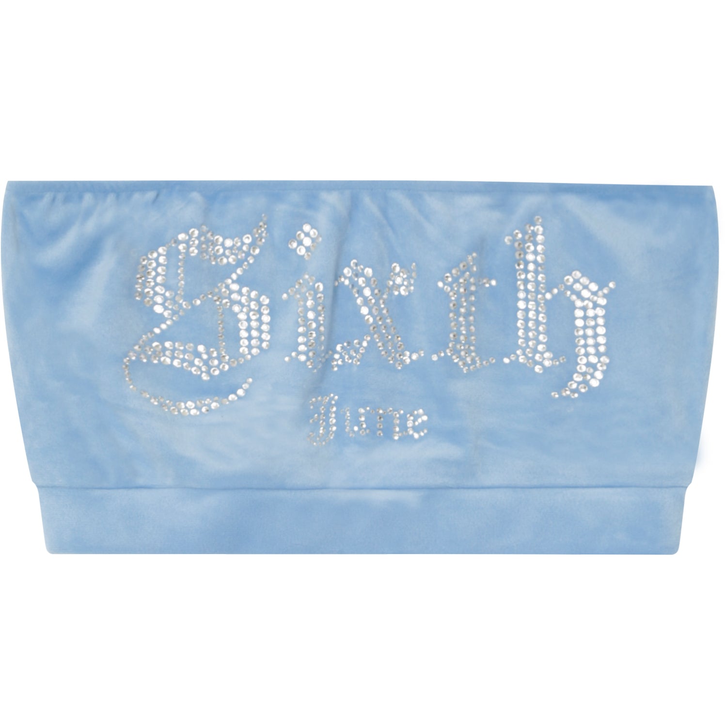 Sixth June - Bandeau velours strass Bleu