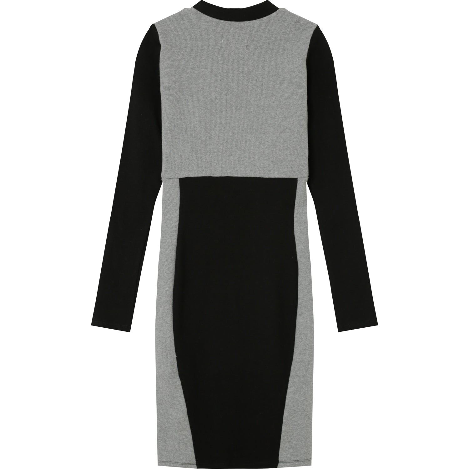 Sixth June - bicolor rib mini dress 33331-BLAC