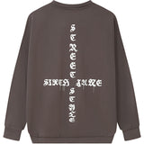 Sixth June - Sweatshirt imprimé oversize Gris