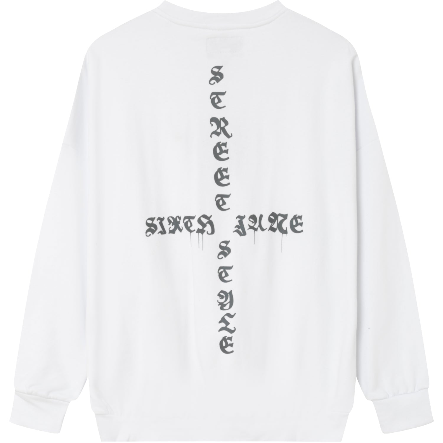 Sixth June - Sweatshirt imprimé oversize Blanc