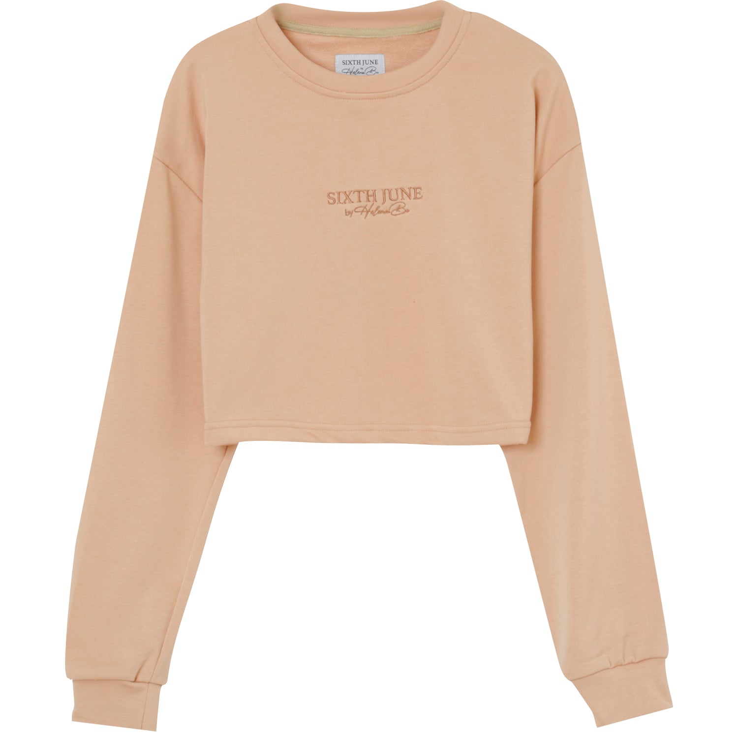 Sixth June - HELENA BU | Sweatshirt court Beige clair
