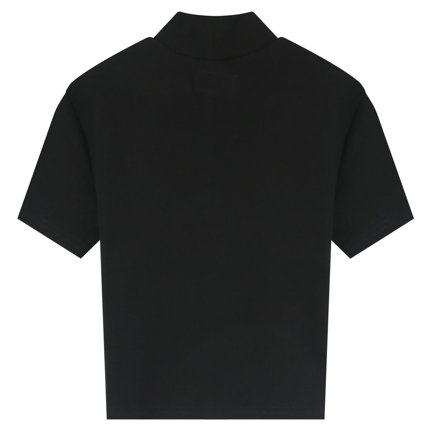 Top court corset transparent Noir