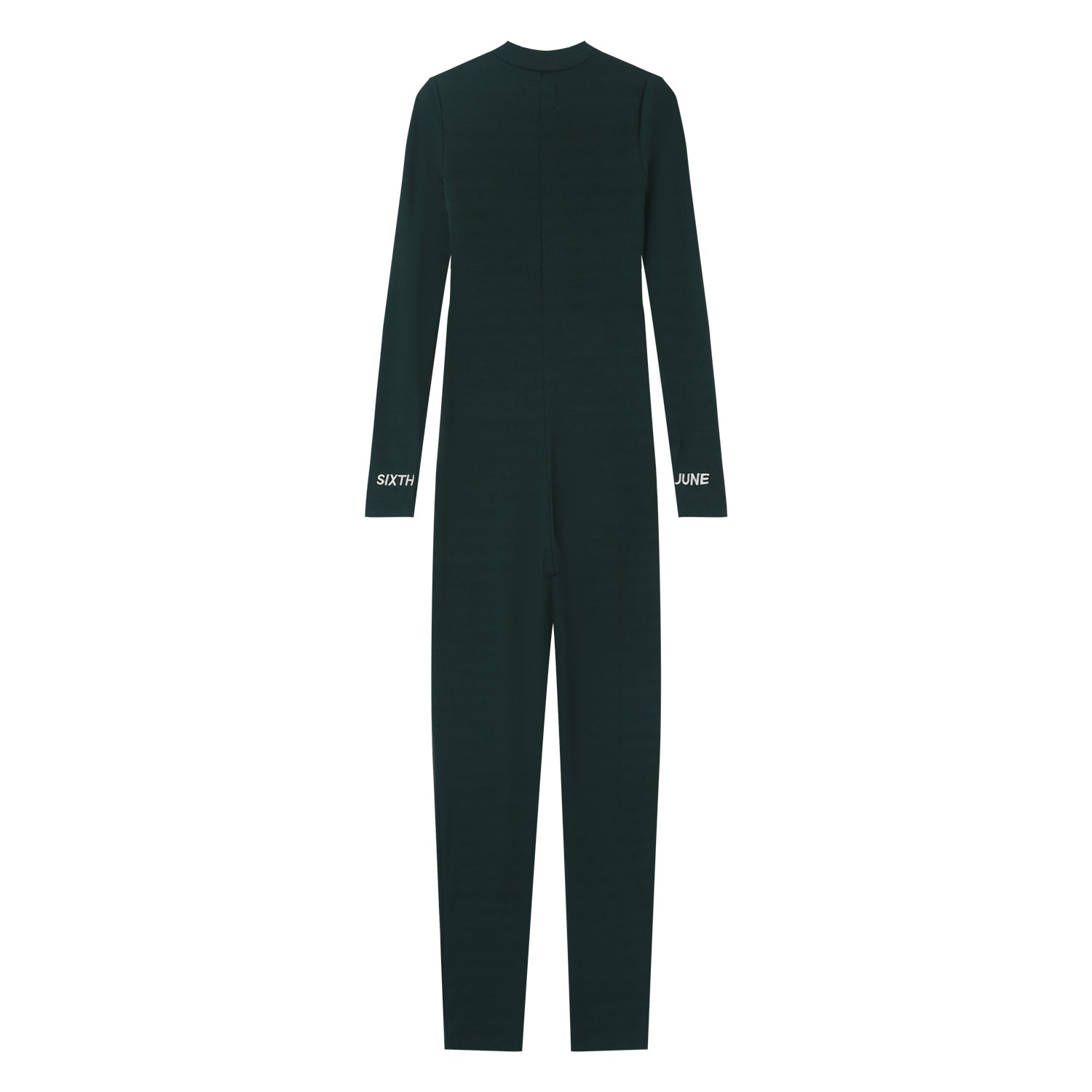 Sixth June - Combinaison côtelée logo Vert foncé