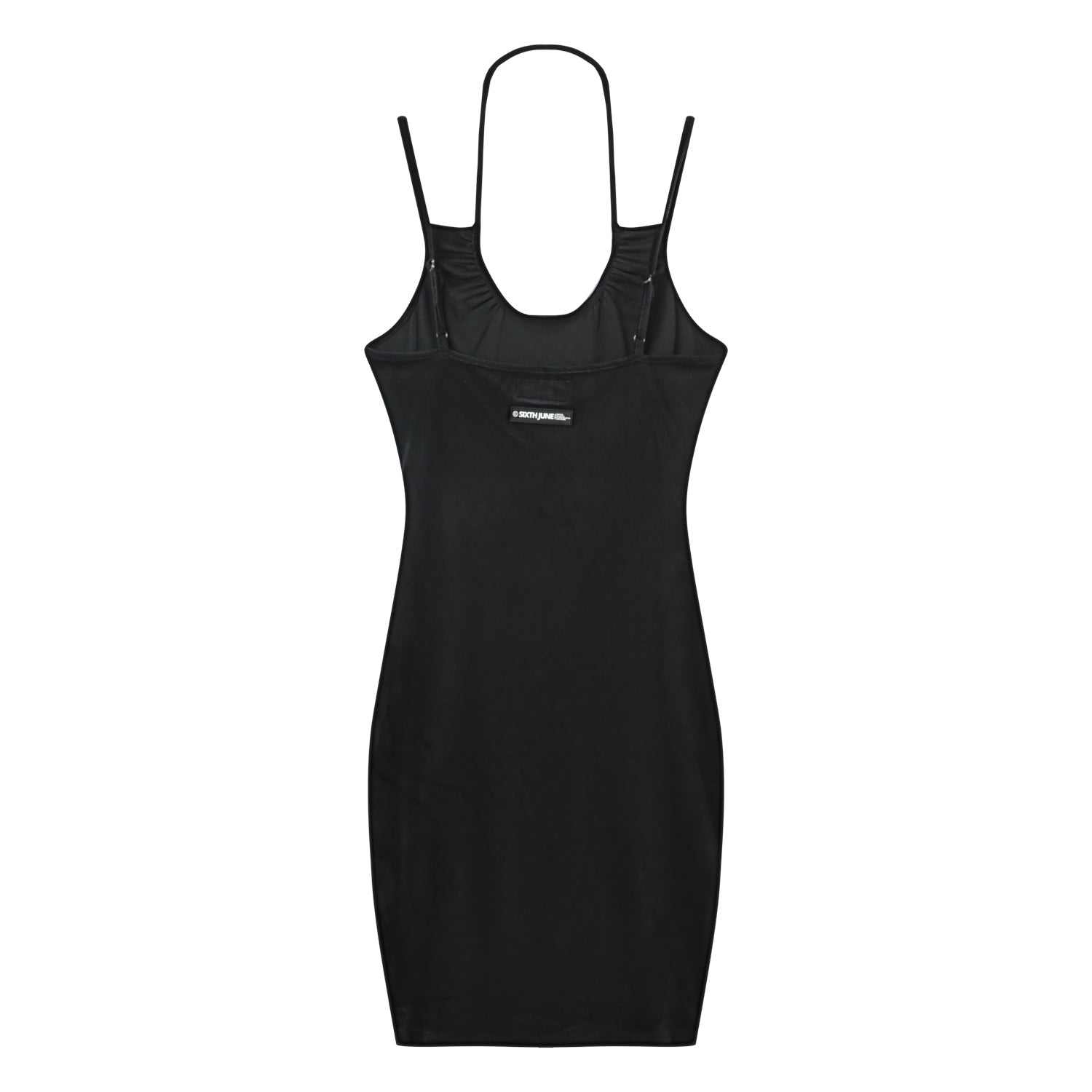 Sixth June - Robe croisée velours côtelé Noir