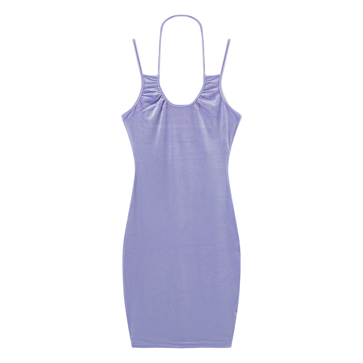 Sixth June - Robe croisée velours côtelé Violet