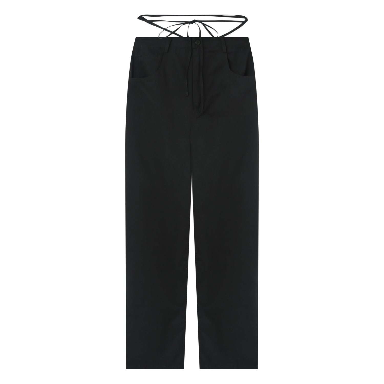 Sixth June - Pantalon droit sergé cordons Noir