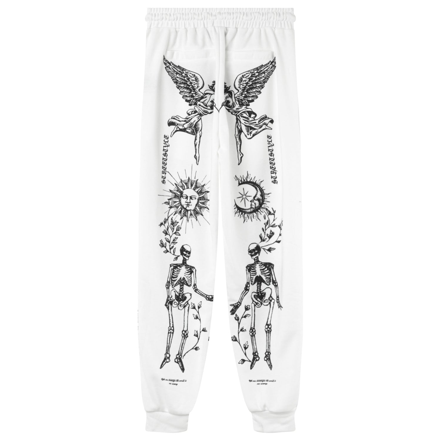 Sixth June - Jogging imprimé Tarot Blanc