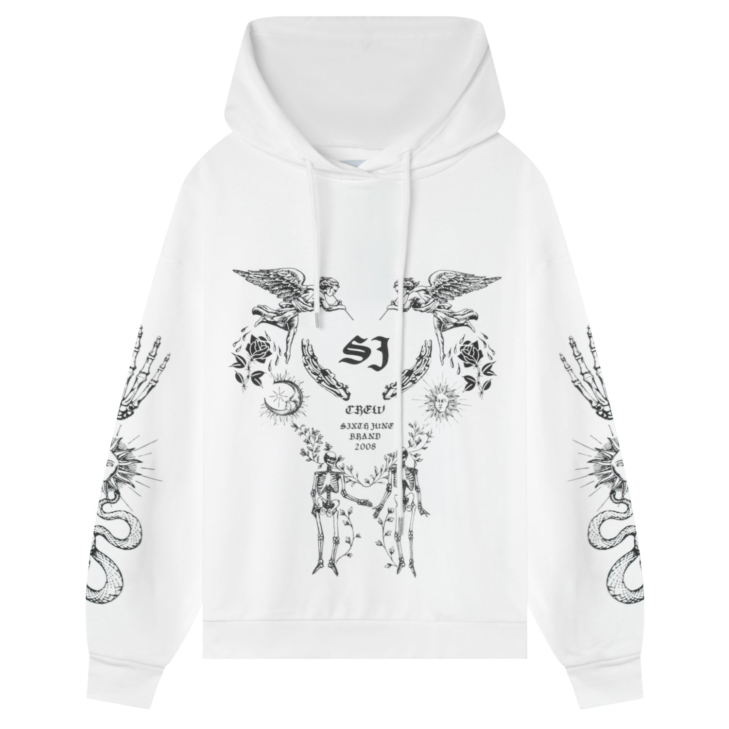 Sixth June - Sweatshirt imprimé Tarot Blanc