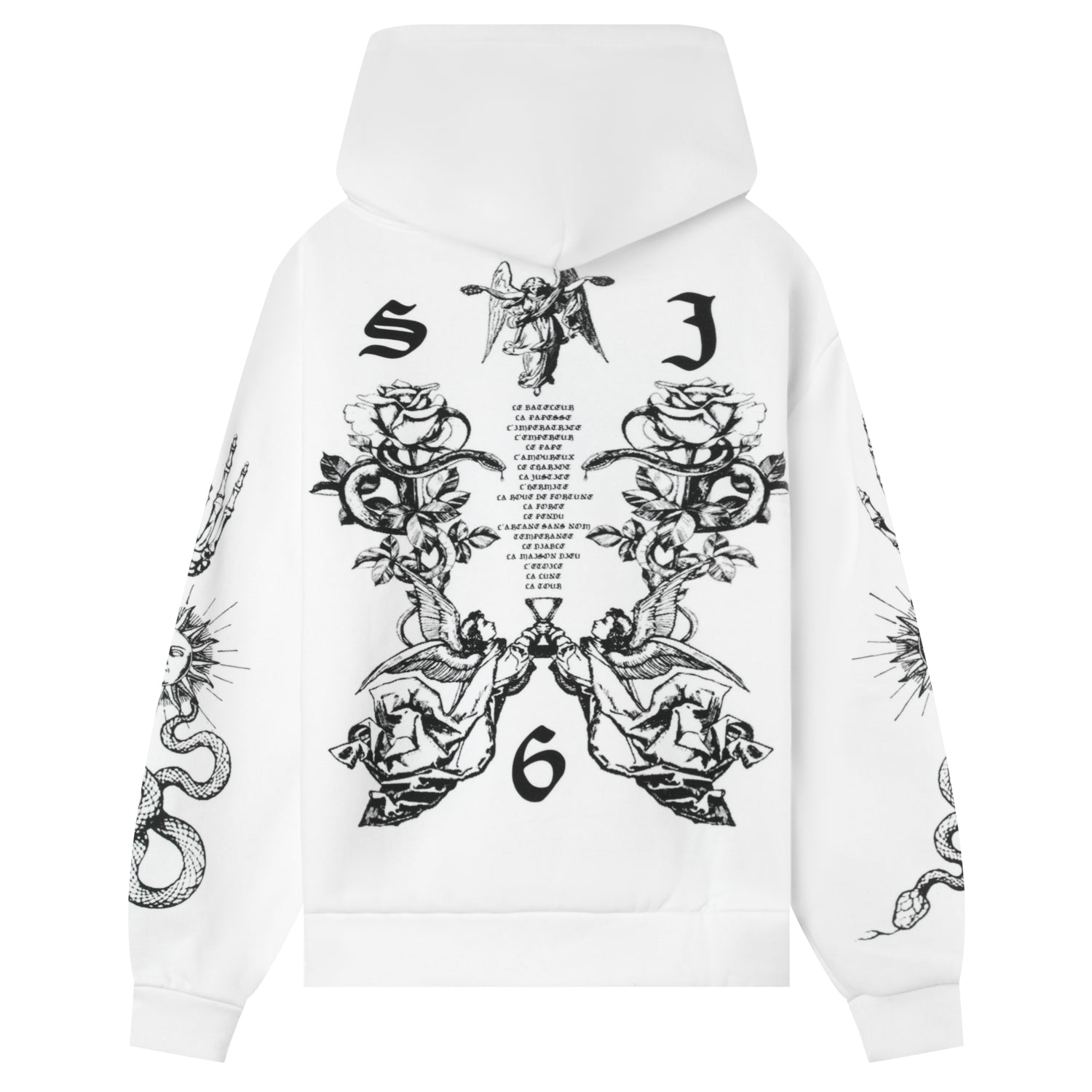 Sixth June - Sweatshirt imprimé Tarot Blanc