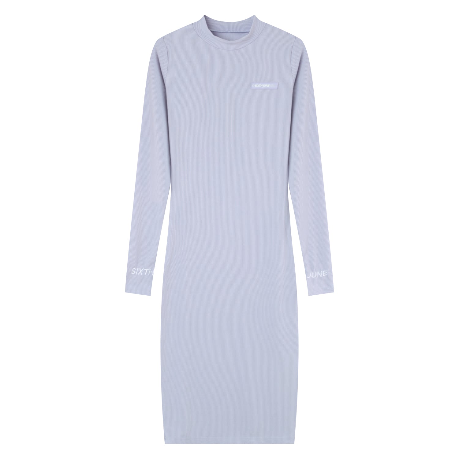 Sixth June - Robe côtelée manches longues Violet clair