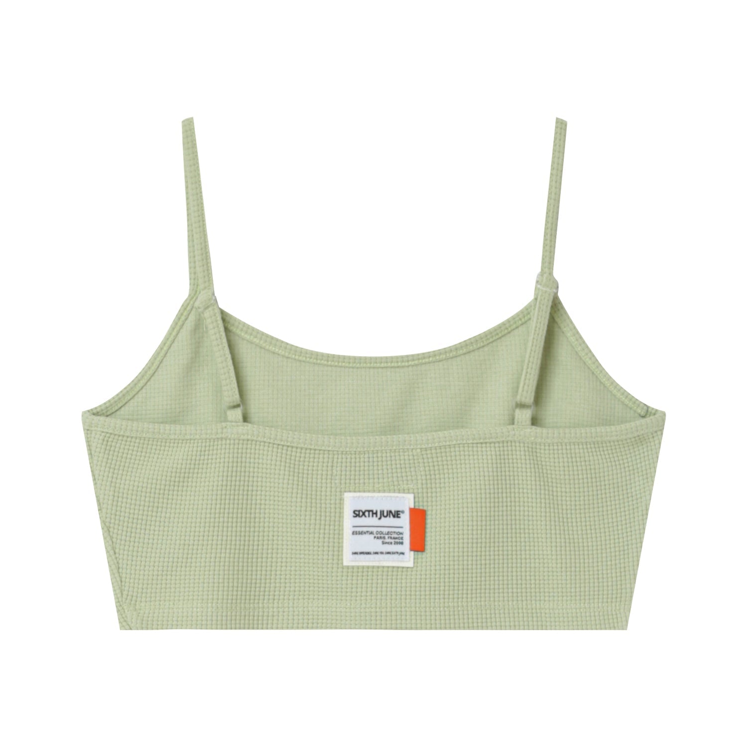 Sixth June - Brassière gaufrée logo Vert clair