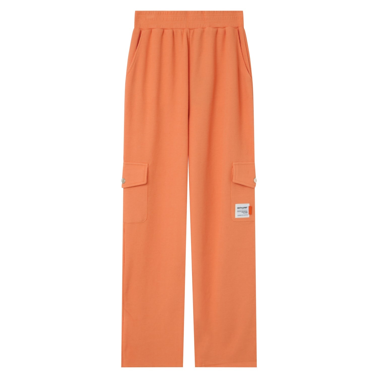 Sixth June - Pantalon droit gaufré Orange