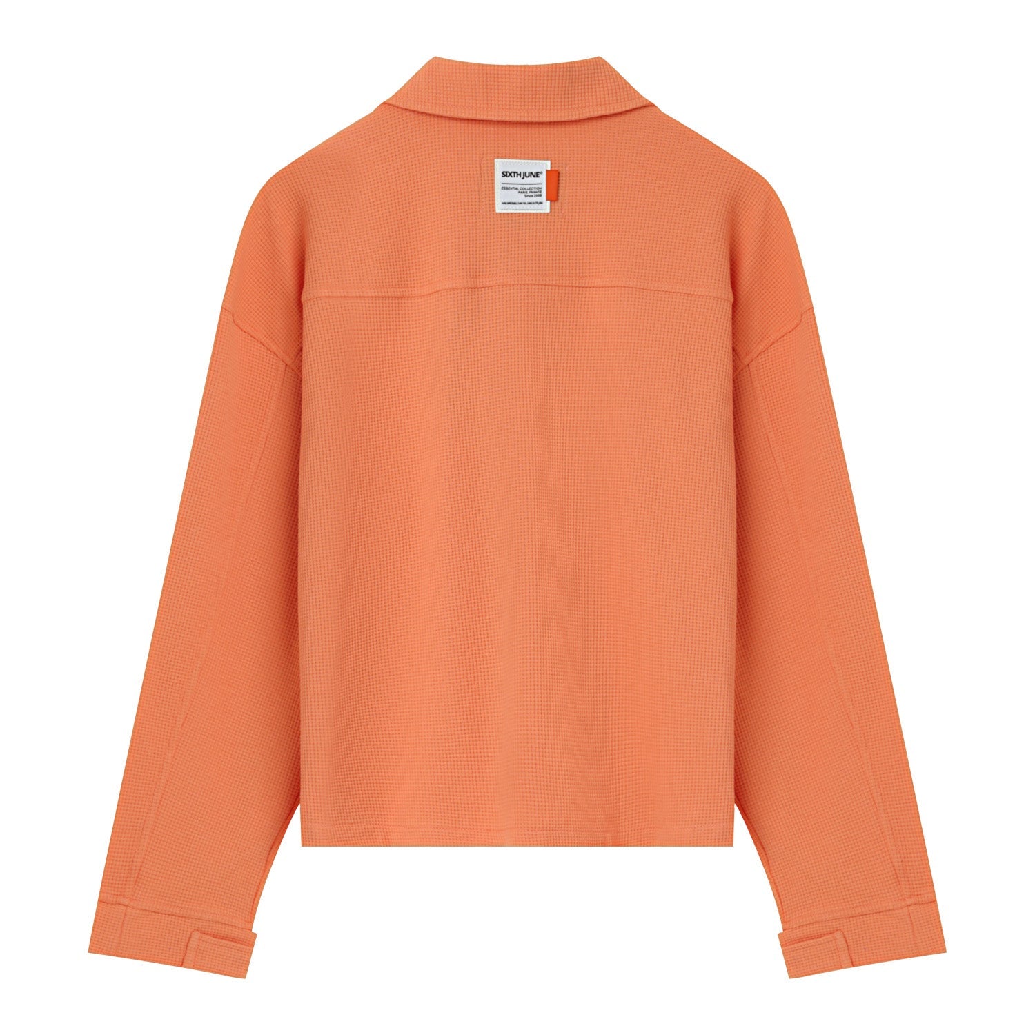 Sixth June - Veste boutonnée gaufrée Orange