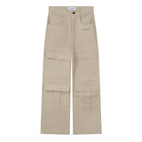 Sixth June - Pantalon droit poches cargo Beige