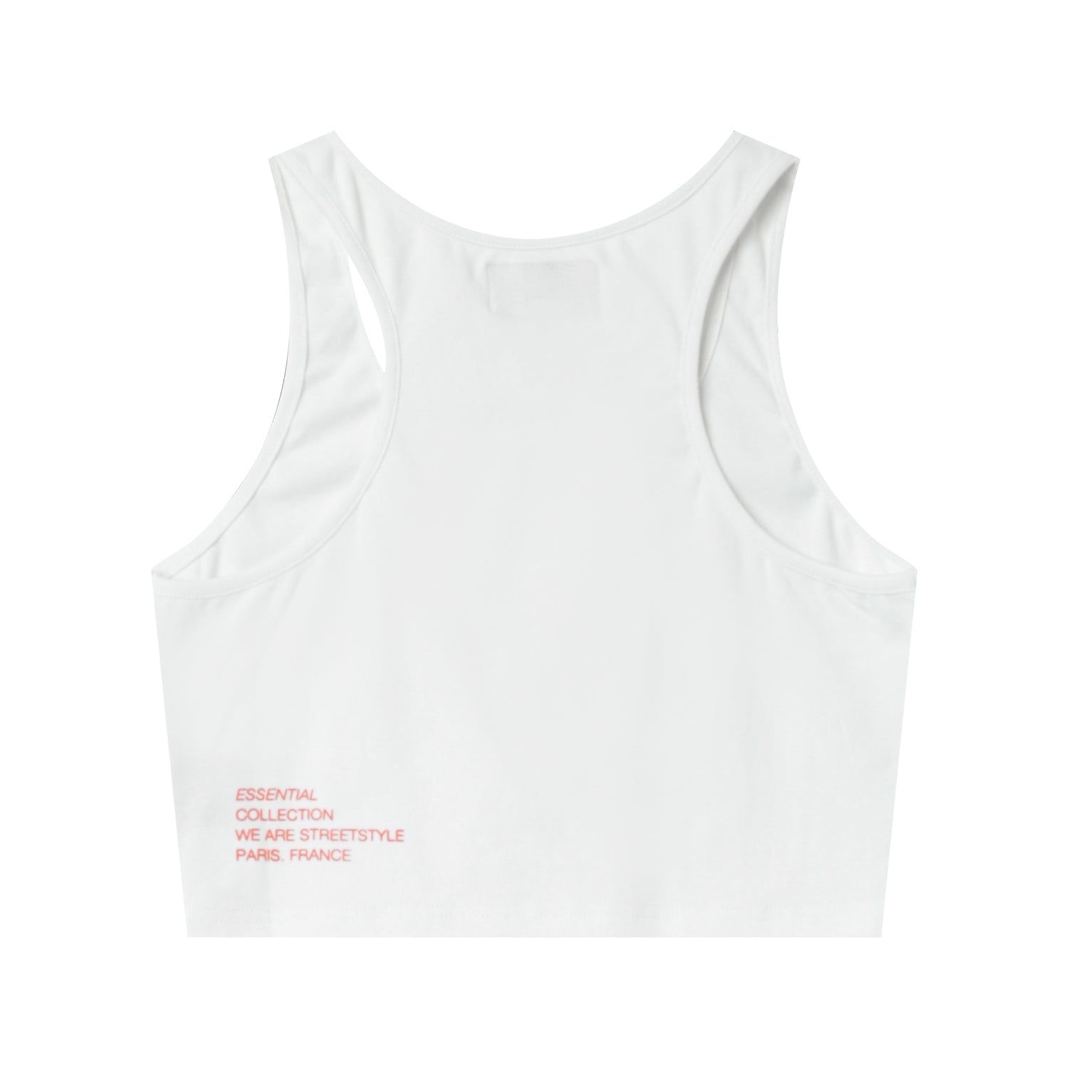 Sixth June - Top court logo imprimé Blanc