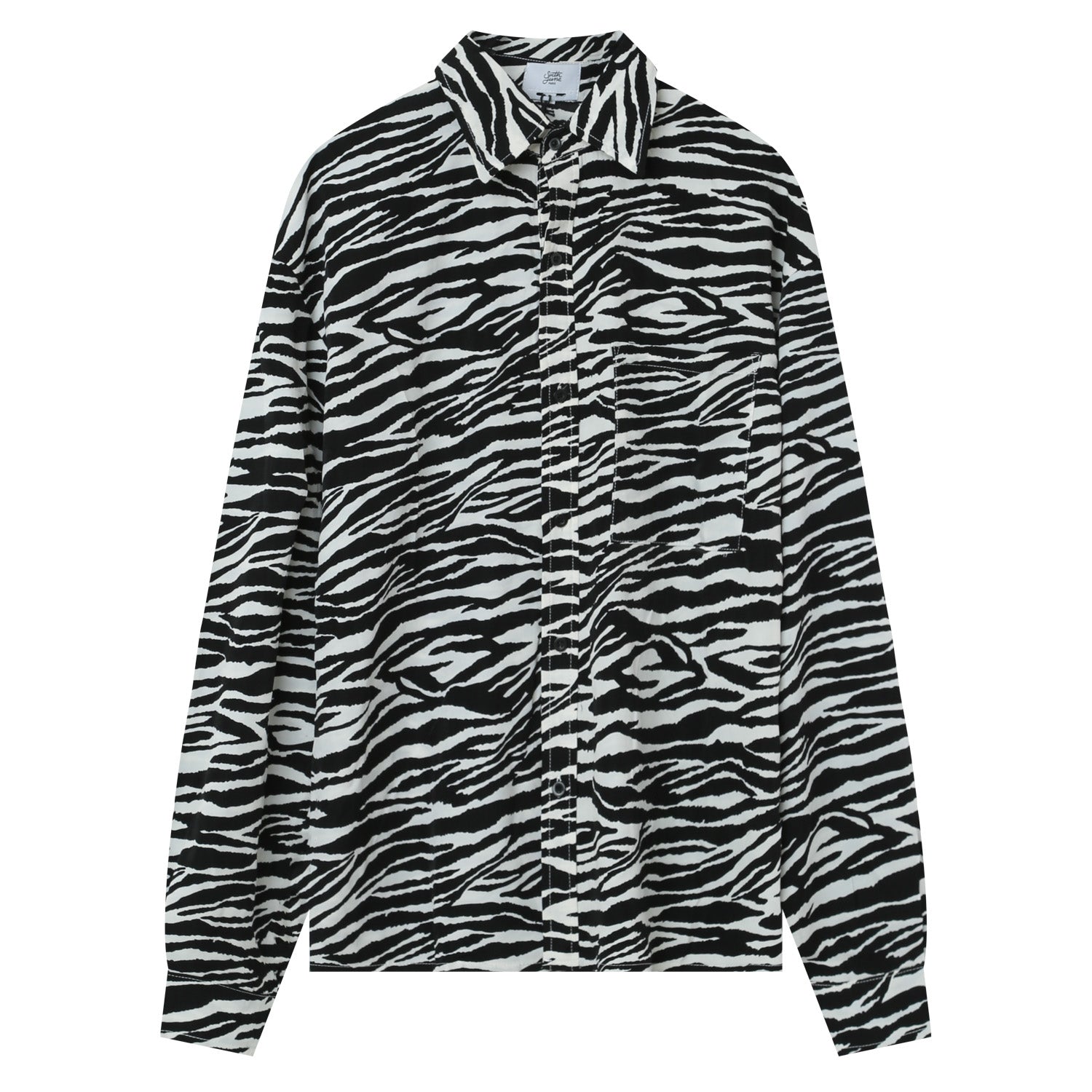 Sixth June - Chemise fluide zébrée Noir