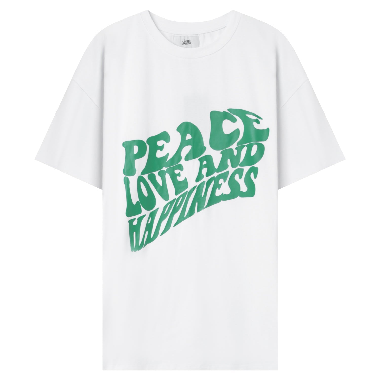 Sixth June - Robe courte Peace Love Blanc