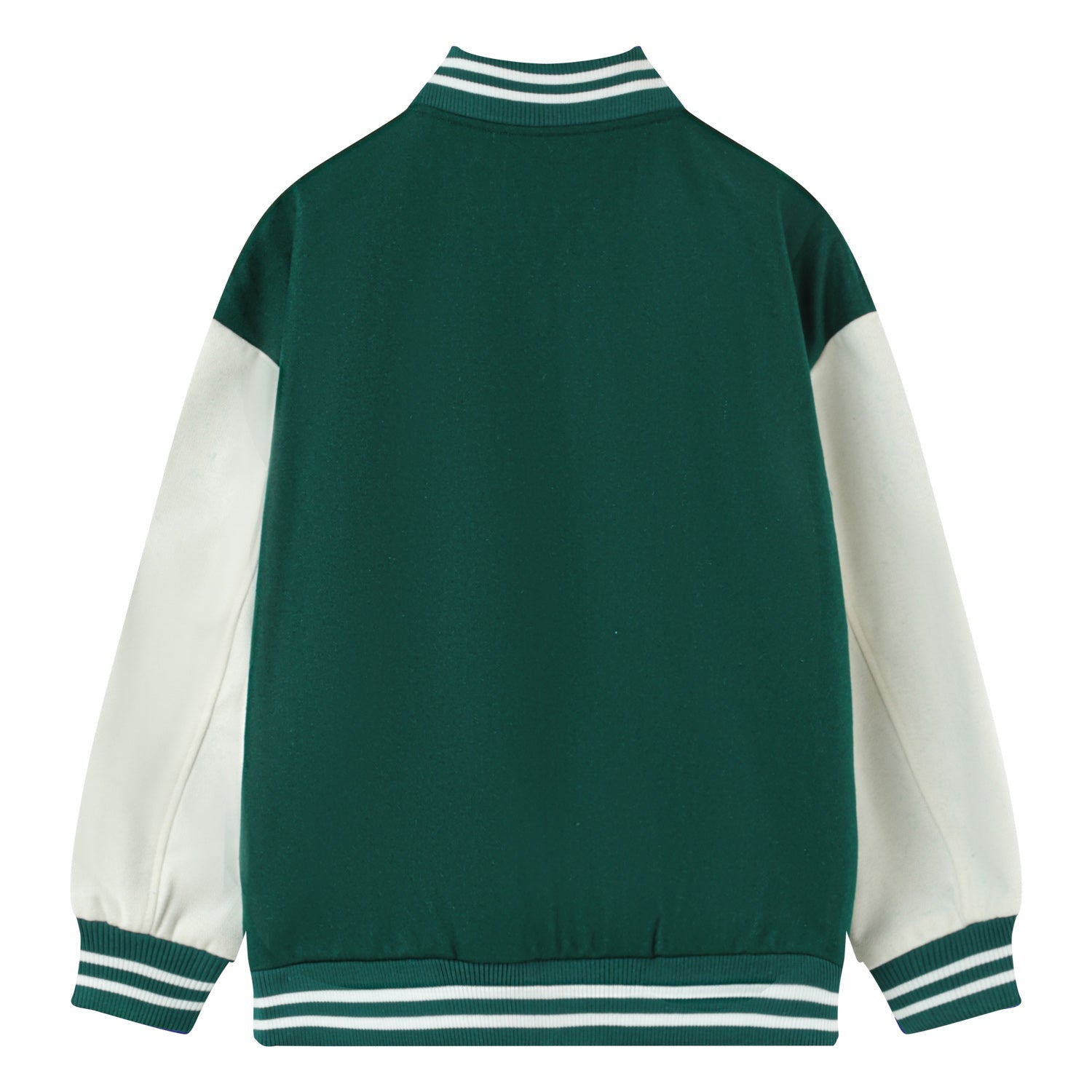 Sixth June - Veste teddy bicolore Vert foncé