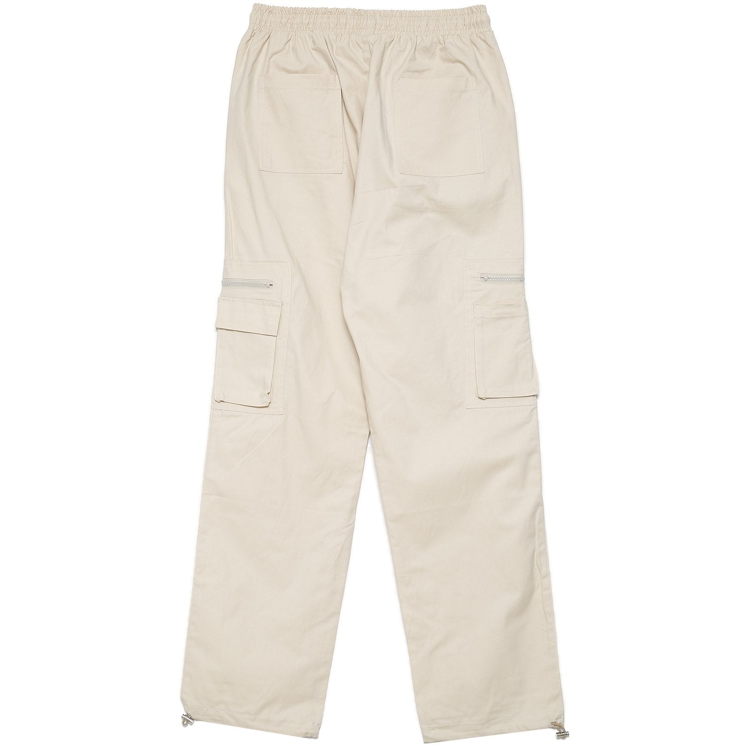 Sixth June - Pantalon cargo poches zip Beige clair
