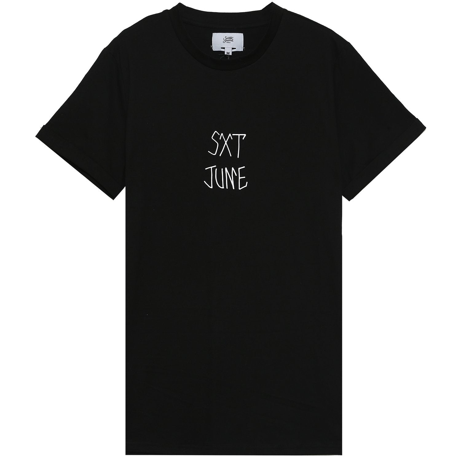Sixth June - T-shirt imprimé tête de mort Noir Blanc