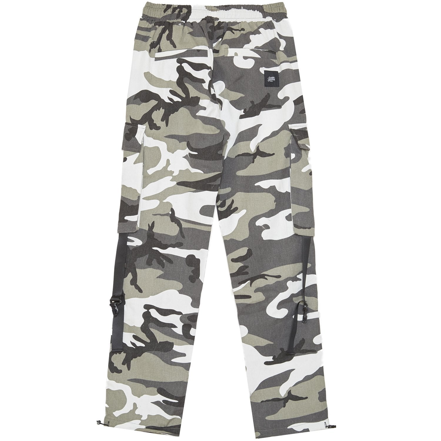 Sixth June - Pantalon camouflage sangles noir
