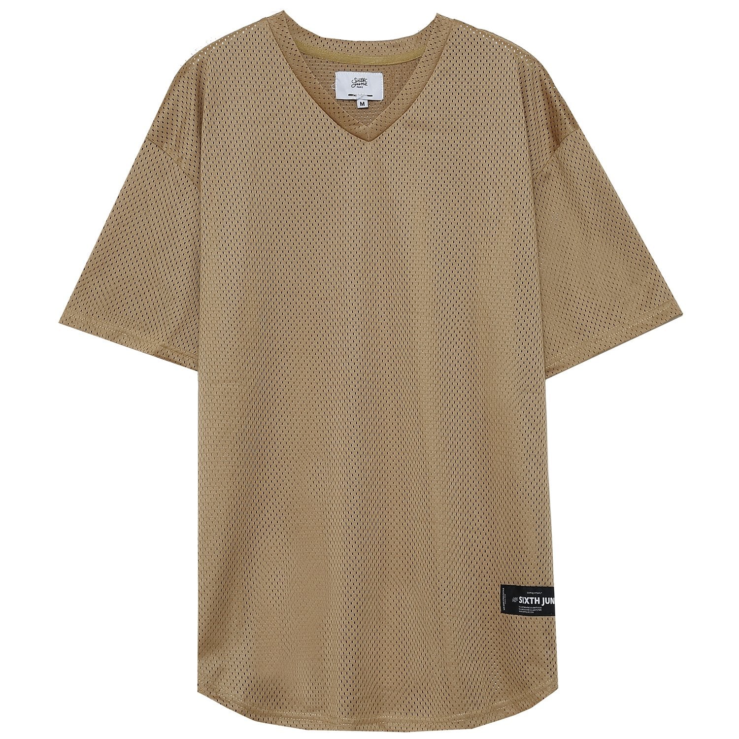 Sixth June - Maillot mesh logo Beige foncé