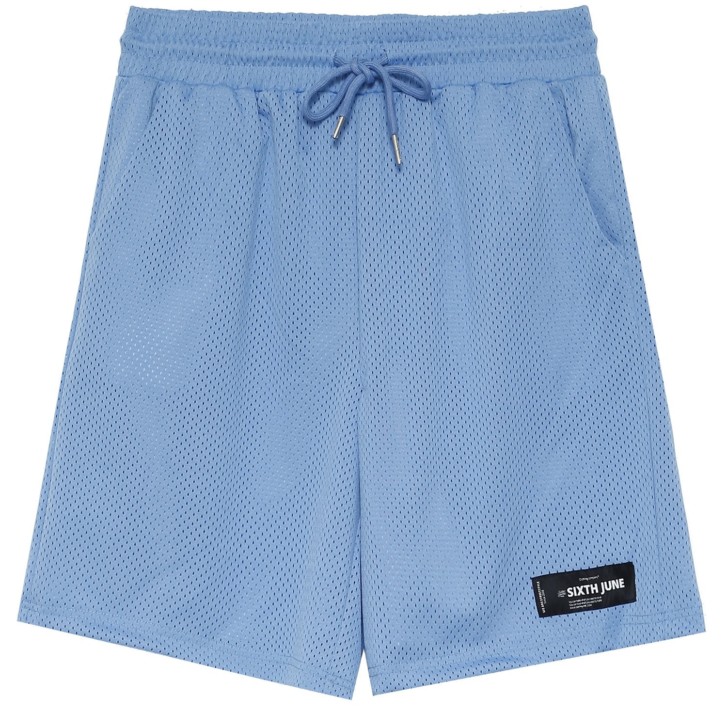 Sixth June - Short mesh logo Bleu