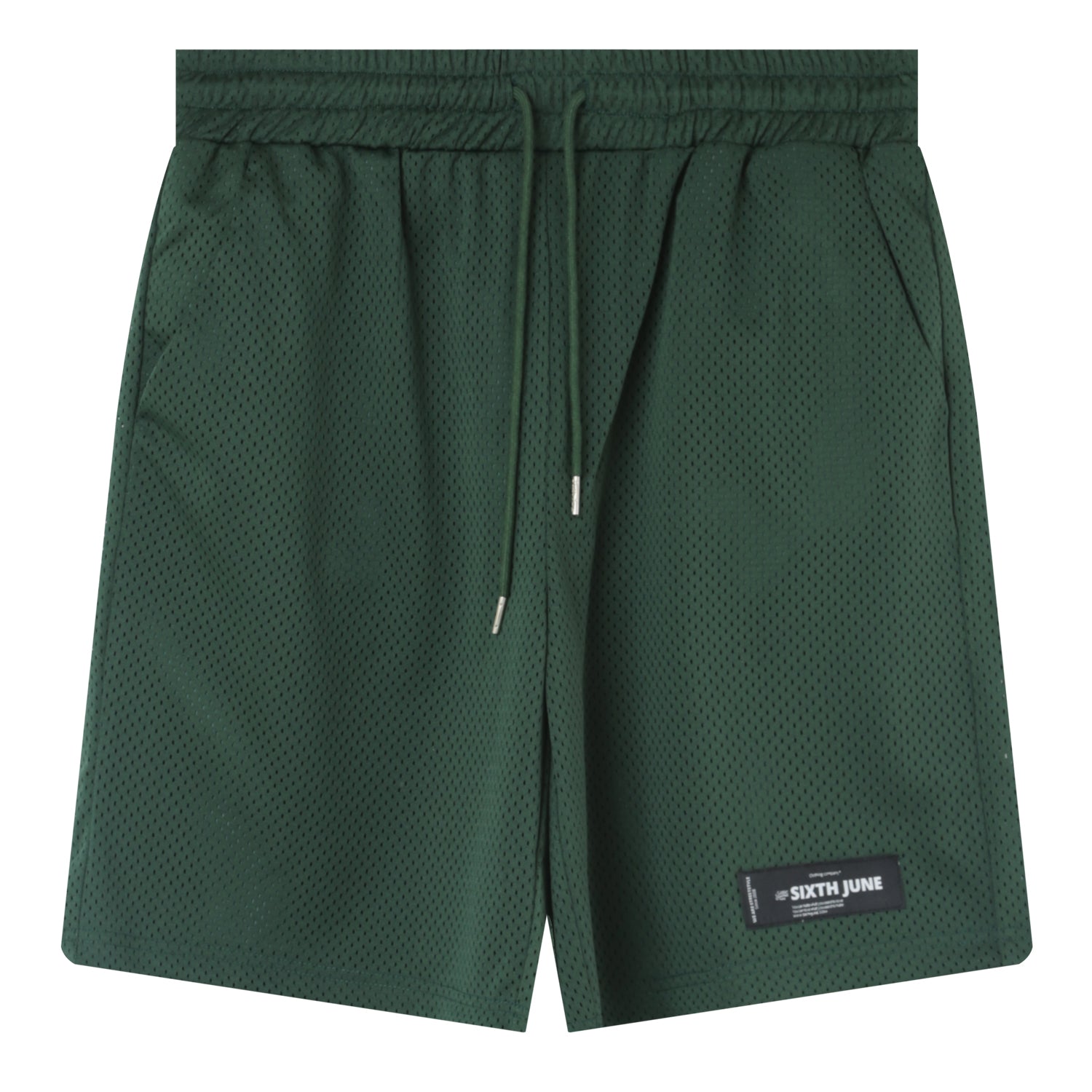 Sixth June - Short mesh logo Vert foncé
