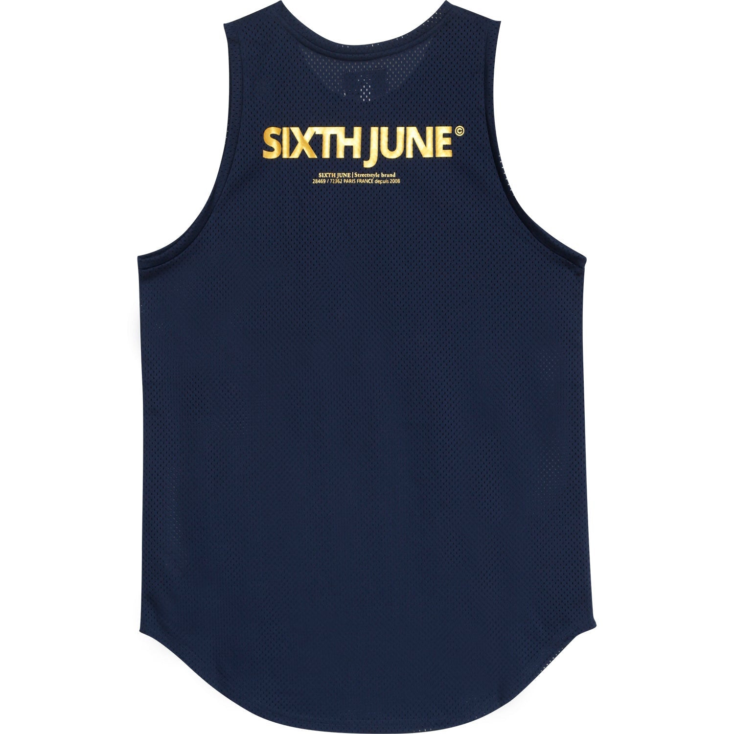 Sixth June - Débardeur maillot mesh Bleu foncé