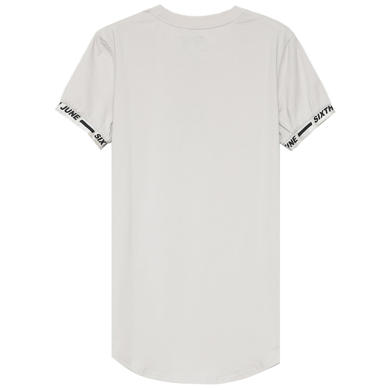 Sixth June - T-shirt logo coton manche taupe