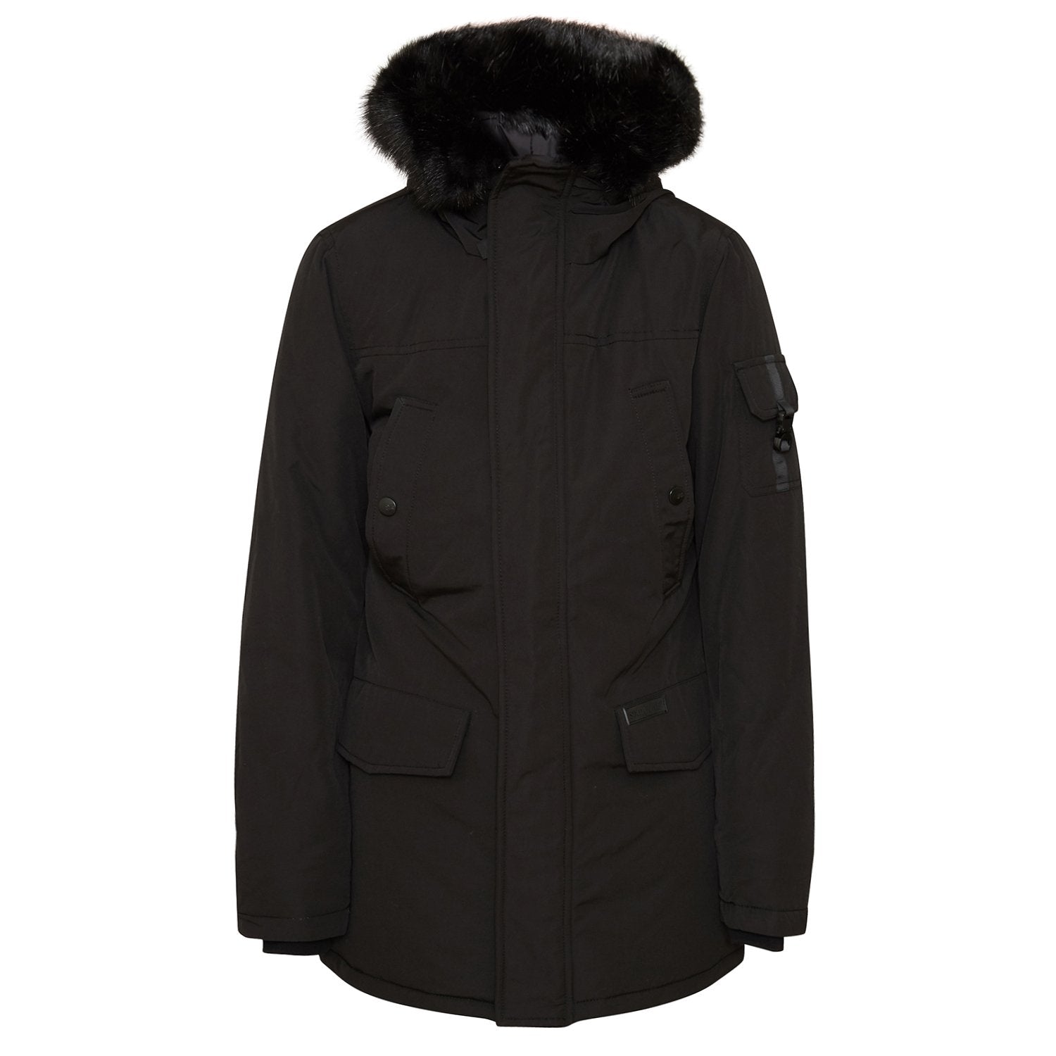 Sixth June - Parka fourrure déperlante Noir