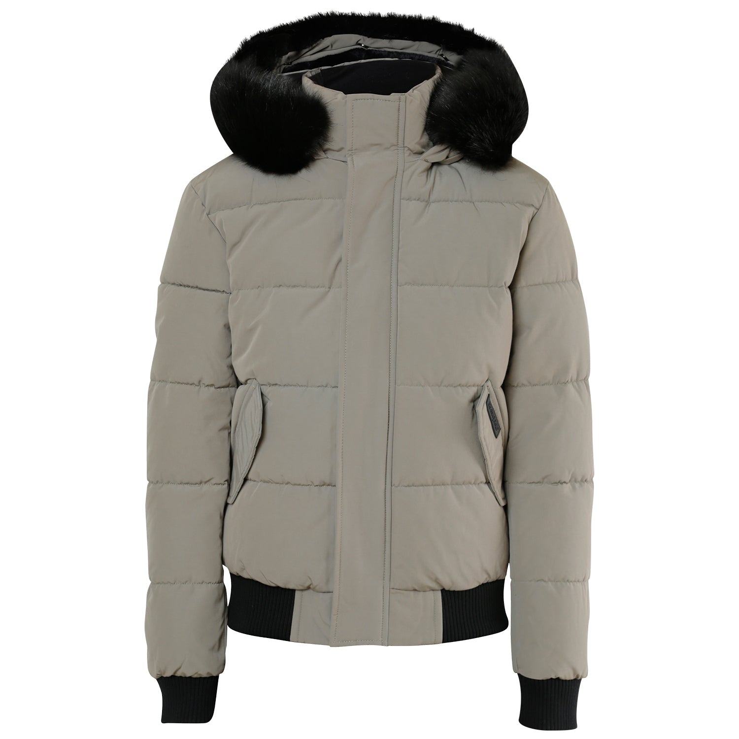 Sixth June - Doudoune courte fourrure doublure Vert clair