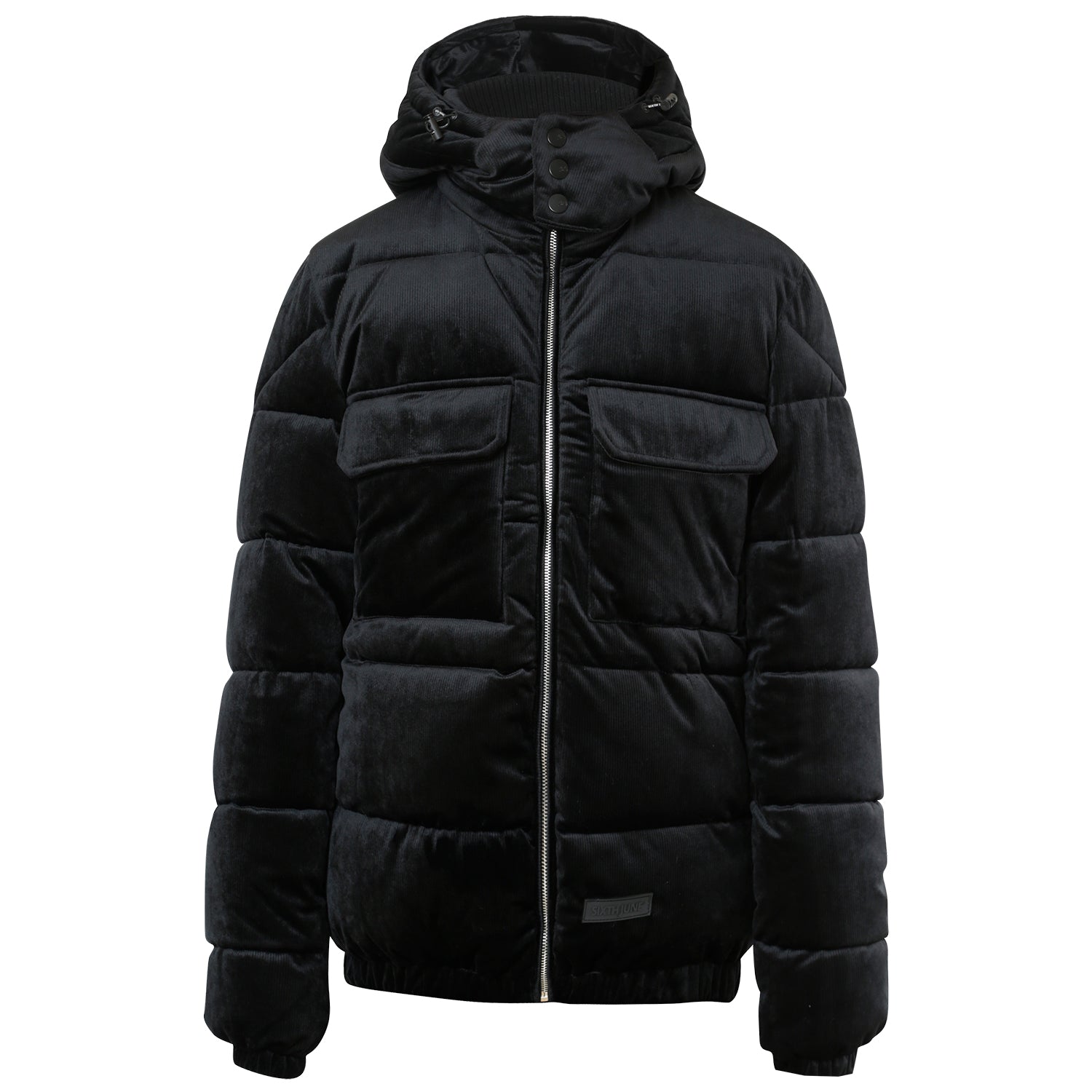 Sixth June - Doudoune matelassée velours Noir