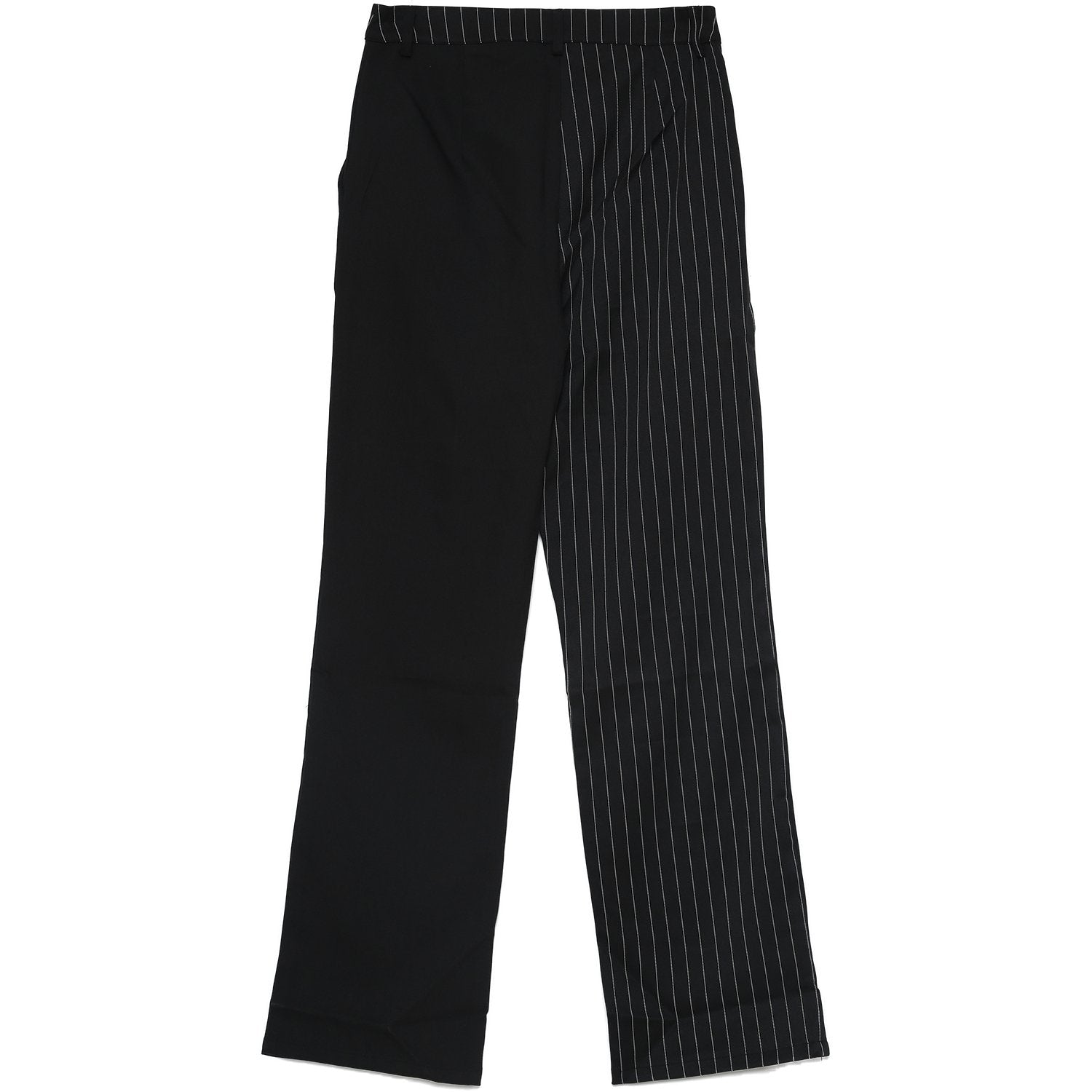 Sixth June - Pantalon large rayures uni Noir